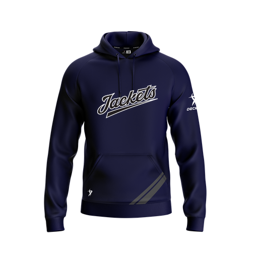 [FOLHSMNV-YXS-LOGO1] Decker Summit Hoodie (Youth XS, Navy, Logo 1)