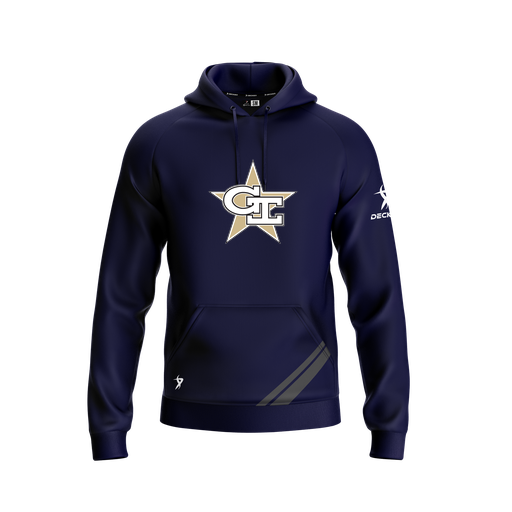 [CUS-DFW-SUHOOD-FLC-LSL-NVY-YXS-LOGO2] Summit Hoodie (Youth XS, Navy, Logo 2)