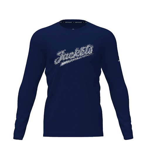 [CUS-DRIF-TEES-PER-CNK-LSL-NVY-YXS-LOGO1] Dri Fit Performance T-Shirt (Youth XS, Navy, Logo 1, Long Sleeve)