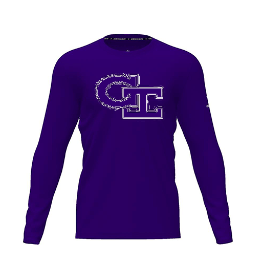 [FTLCDFPP-YXS-LOGO3] Dri Fit Performance T-Shirt (Youth XS, Purple, Logo 3, Long Sleeve)