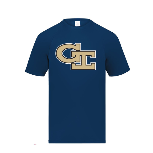 [2790.065.S-LOGO3] Men's Smooth Sport T-Shirt (Adult S, Navy, Logo 3)