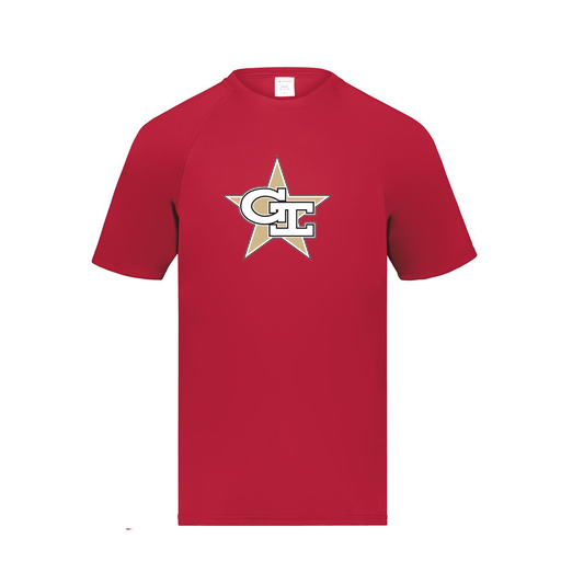 [2790.083.S-LOGO2] Men's Smooth Sport T-Shirt (Adult S, Red, Logo 2)