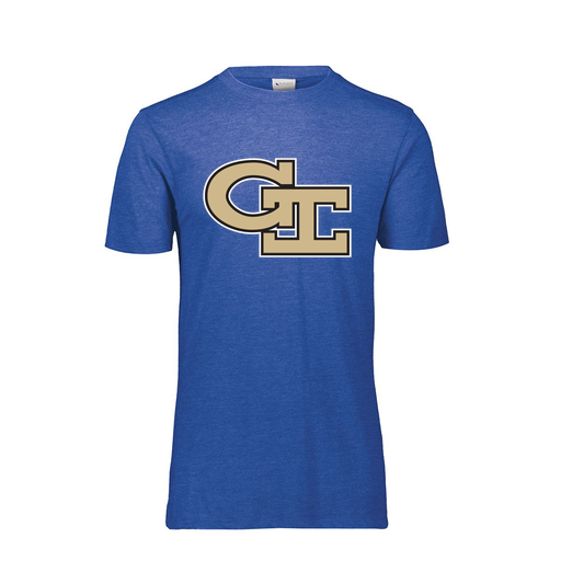 [3066.U55.S-LOGO3] Youth Ultra-blend T-Shirt (Youth S, Royal, Logo 3)