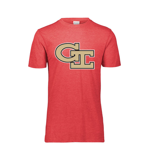 [3066.V96.S-LOGO3] Youth Ultra-blend T-Shirt (Youth S, Red, Logo 3)