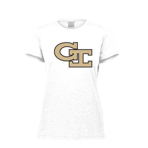 [FTSCUBWH-FAXS-LOGO3] Decker Women's Tri-Blend T-Shirt - Short Sleeve (Female Adult XS, White, Logo 3)