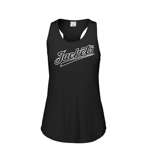 [3078.K94.S-LOGO1] Ladies Tri Blend Tank Top (Female Adult S, Black, Logo 1)