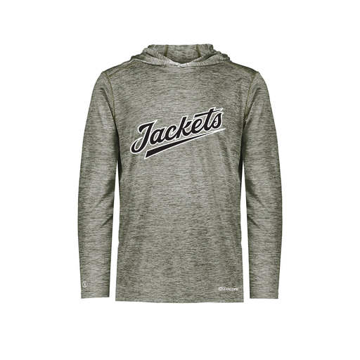 [FOLHCGGY-AS-LOGO1] Decker Men's Charge Hoodie (Adult S, Gray, Logo 1)