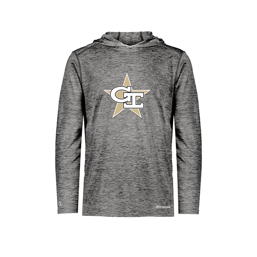 [FOLHCGBK-YS-LOGO2] Decker Youth Charge Hoodie (Youth S, Black, Logo 2)