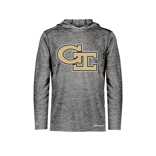 [FOLHCGBK-YS-LOGO3] Decker Youth Charge Hoodie (Youth S, Black, Logo 3)