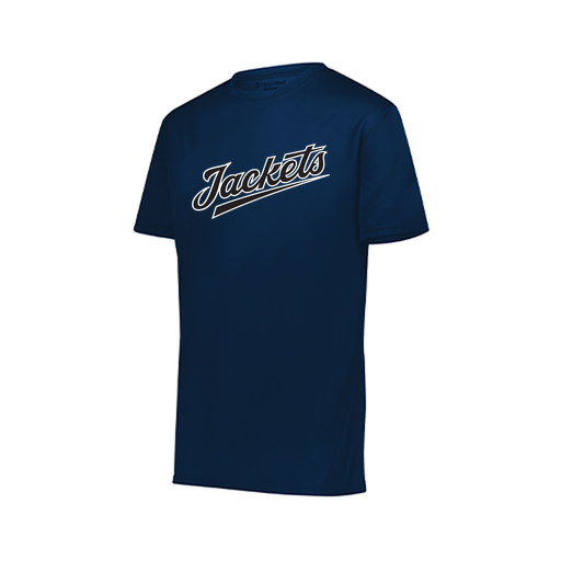 [222819.065.XXS-LOGO1] Youth Movement Dri Fit Shirt (Youth XXS, Navy, Logo 1)