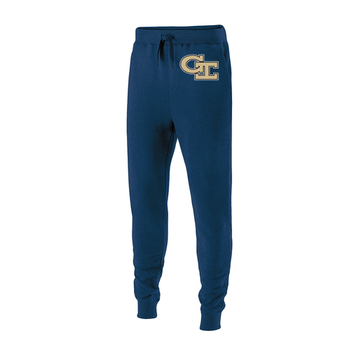 [229648.065.S-LOGO3] Youth 60/40 Fleece Jogger (Youth S, Navy, Logo 3)