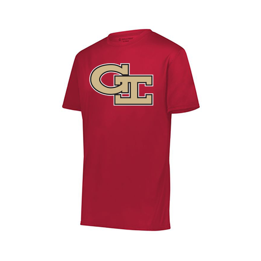 [222819.083.XXS-LOGO3] Youth Movement Dri Fit Shirt (Youth XXS, Red, Logo 3)